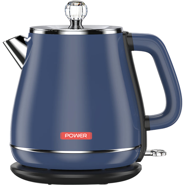 Power Electric Kettle Stainless Steel Navy Blue PKYD1830NB - Salman Stores