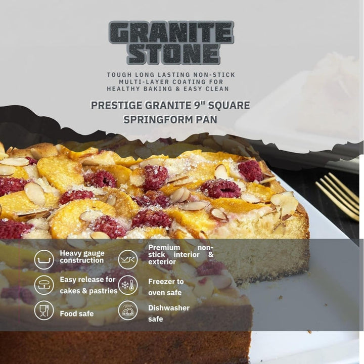 Prestige Square Spring Form Pan Granite 9 inch PR48762 - Salman Stores