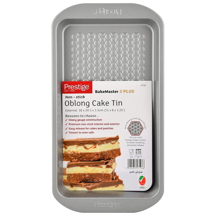 Prestige Oblong Cake Tin 38 cm PR57123 - Salman Stores