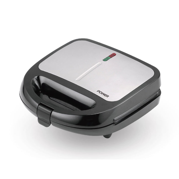 Power Sandwich Maker 2 Slice Silver/ Black PSW412SR - Salman Stores