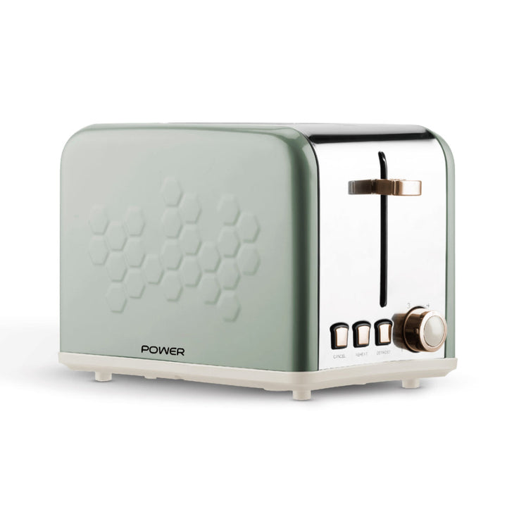 Power Toaster 2 Slices Metallic Green PT6112SEC - Salman Stores