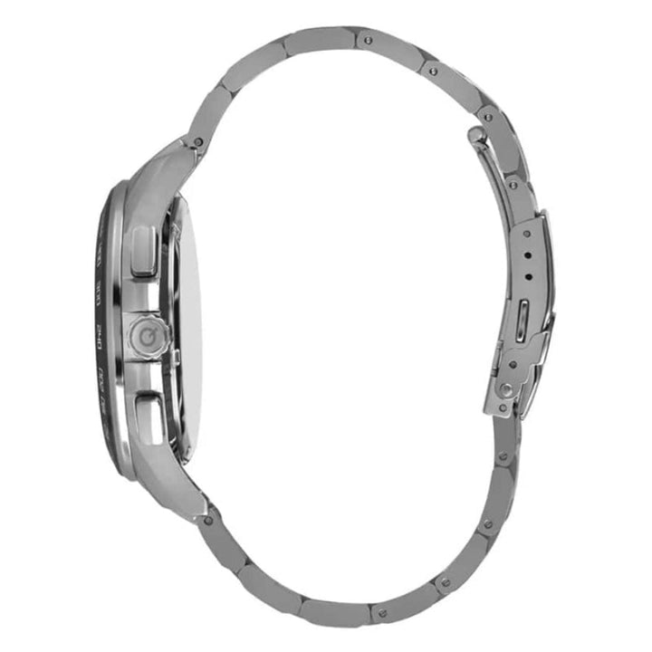 Quantum Men Silver Stainless Steel Analog Blue Dial Watch PWG993390 - Salman Stores