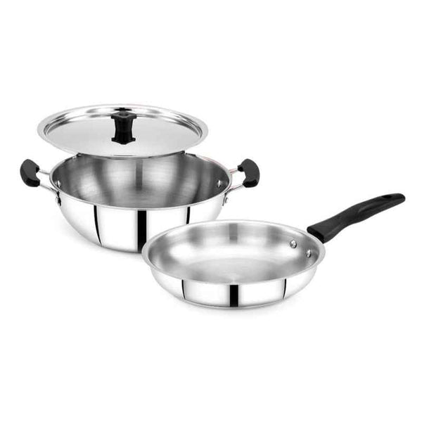 Quantum Cookware Set Stainless Steel Delight 3 pcs QUAN042