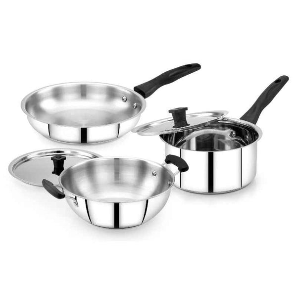 Quantum Cookware Set Stainless Steel Delight 5 pcs QUAN043