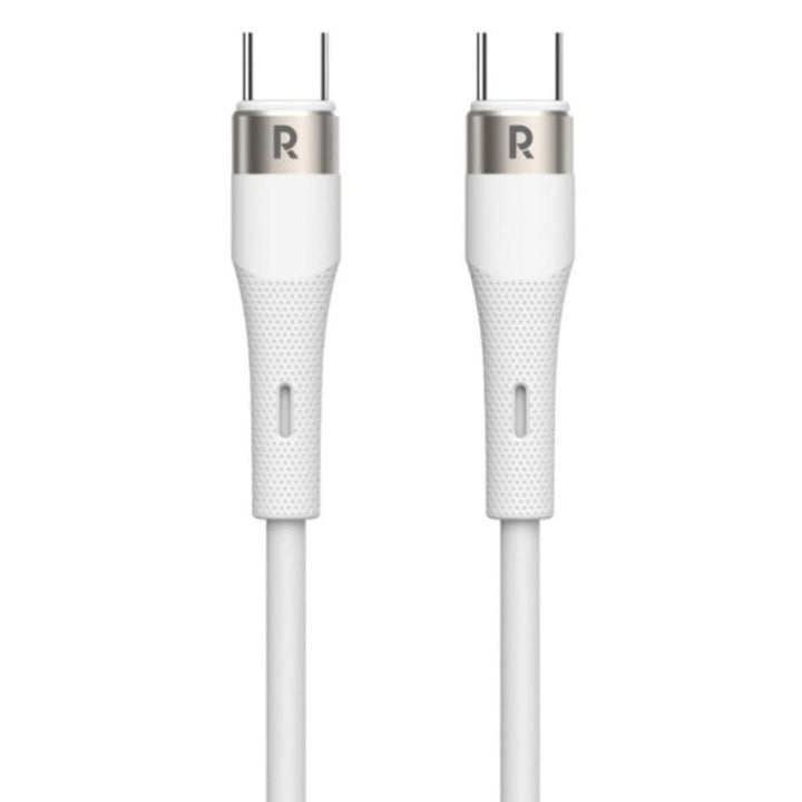 RAVPower CB1038 60W C-C Cable Liquid Silicone With 20K Bends RP.CB1038.WT - Salman Stores