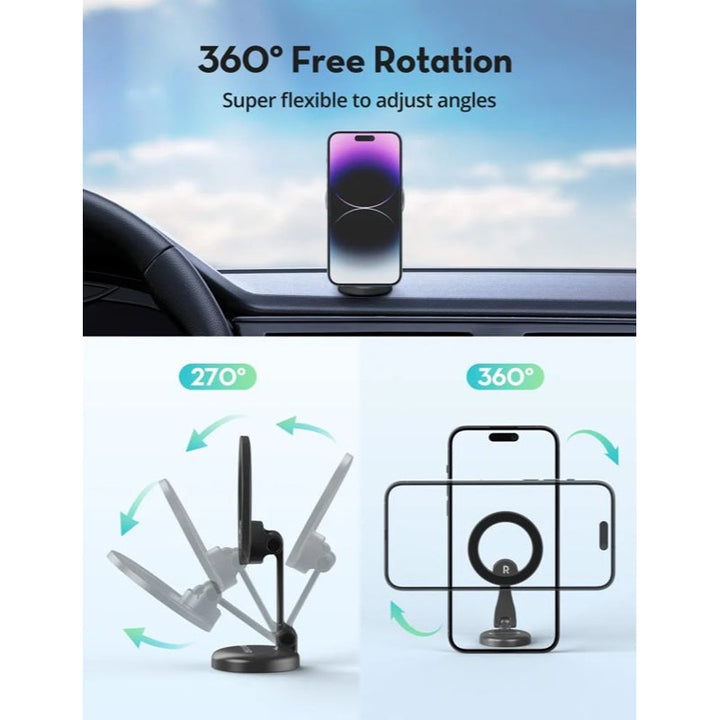 RAVPower RP-SH1003 Magnetic Car Phone Mount Ultra Strong RP.SH1003.GY - Salman Stores