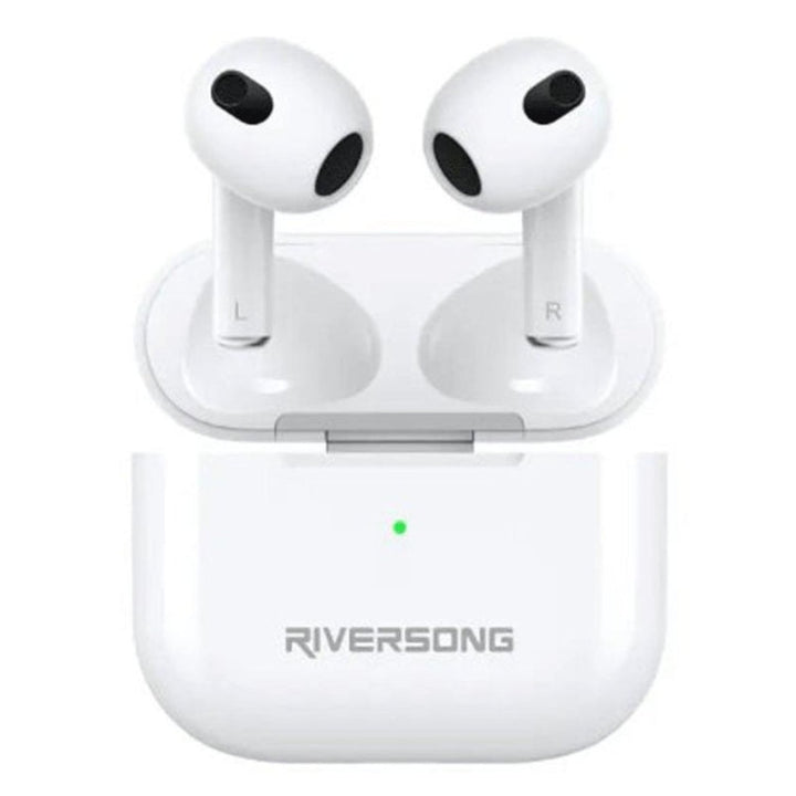 Riversong EA227-SW73 Motive7S Smartwatch Dark Grey + AirFly L3 EA227 True Wireless Earbuds White RS.EA227-SW73.BUN - Salman Stores