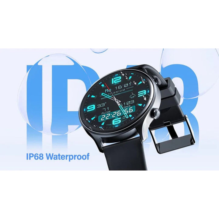 Riversong Motive 7C SW71 Round Dial 1.52 Inch Display Smartwatch RS.MOTIVE7C-SW71.BK - Salman Stores