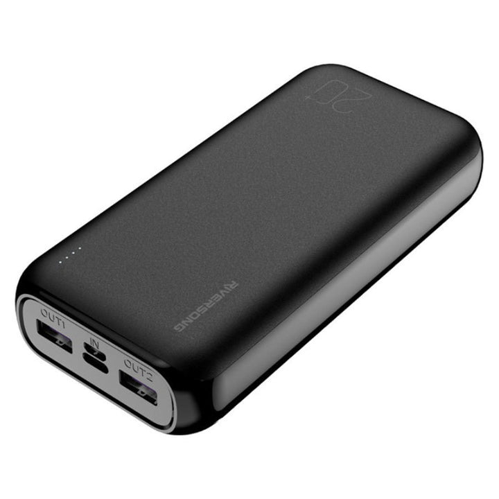 Riversong Fast Charging Power Bank 20000mAh PD22.5W Dual Output Vision20SE Pro Black RS.VSN20SEPRO-PB84.BK - Salman Stores