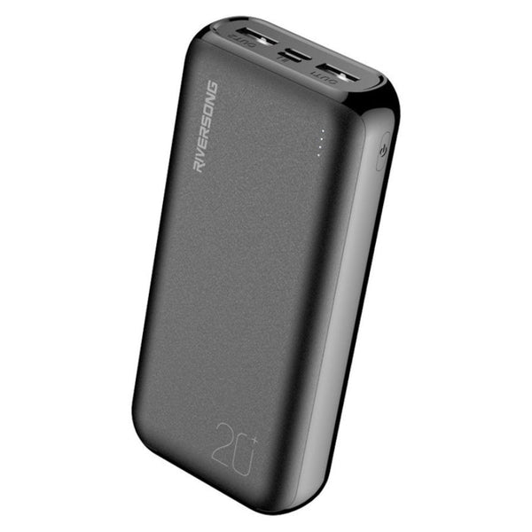 Riversong Fast Charging Power Bank 20000mAh PD22.5W Dual Output Vision20SE Pro Black RS.VSN20SEPRO-PB84.BK - Salman Stores