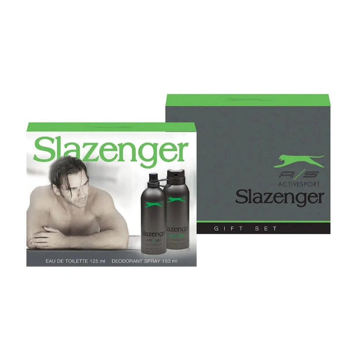 Slazenger Activesport EDT 125 ml & Deo Green Set Sa110K2-201109 - Salman Stores