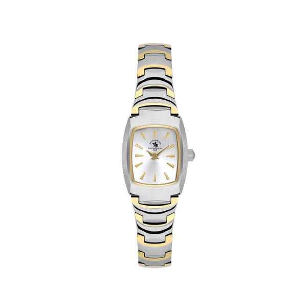 Santa Barbara Polo Club Unique Women Stainless Steel Silver and Gold Watch SB1106395