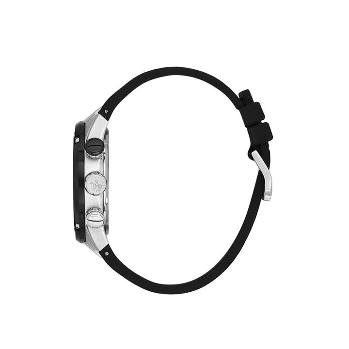 Santa Barbara Polo Men Black Leather Analog Watch SB3100012 - Salman Stores