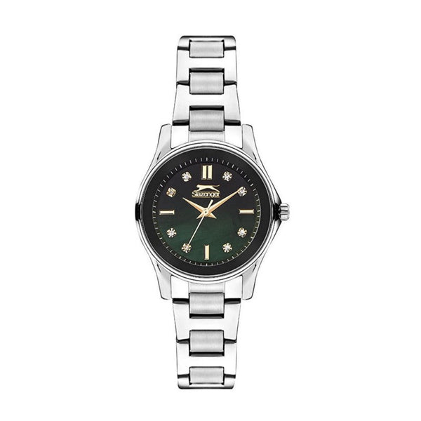 Slazenger Women Silver Stainless Steel Analog Watch SL092235305 - Salman Stores