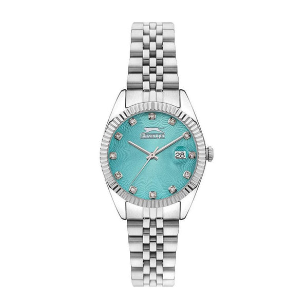 Slazenger Women Silver Stainless Steel Analog Watch SL092240306 - Salman Stores