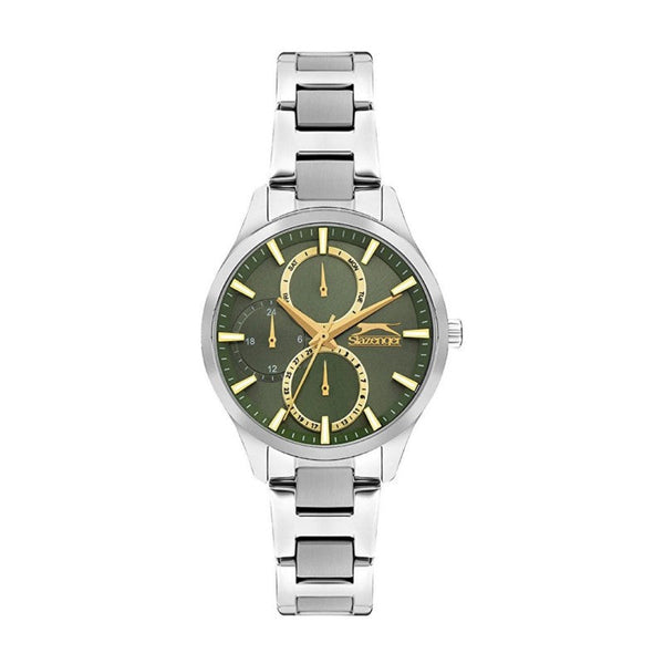 Slazenger Women Silver Stainless Steel Analog Watch SL092284403 - Salman Stores