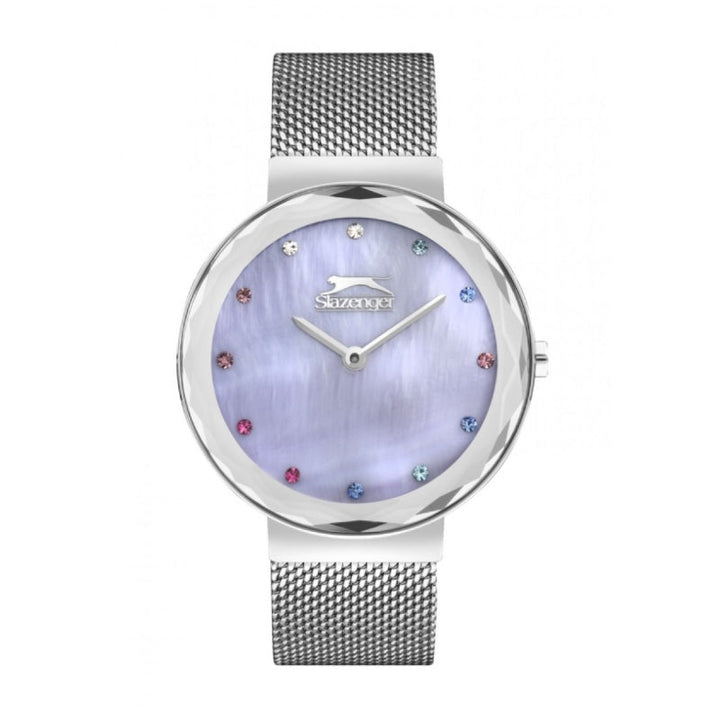 Slazenger Women Silver Mesh Band Analog Watch - Salman Stores