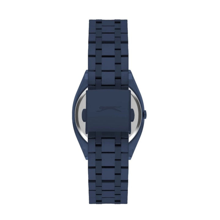 Slazenger Men Blue Stainless Steel Analog Watch - Salman Stores