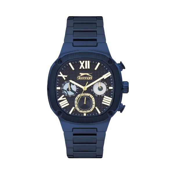 Slazenger Watch Men Blue Stainless Steel Analog Watch - Salman Stores