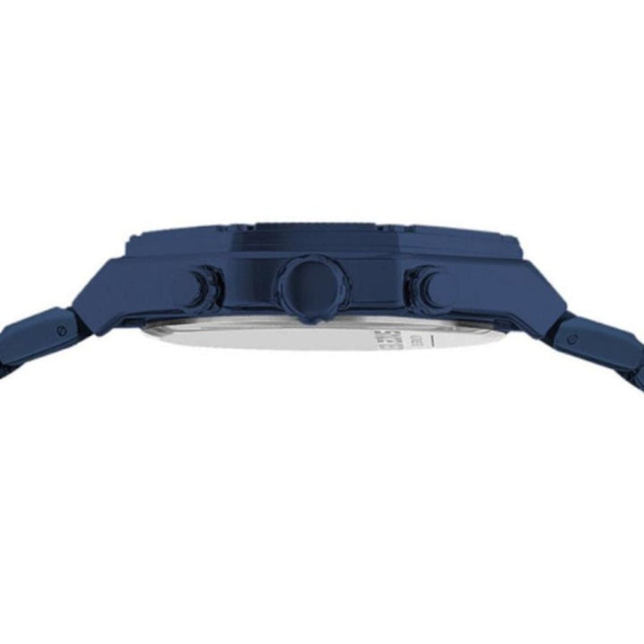 Slazenger Men Blue Stainless Steel Analog Black Dial Watch SL092318206 - Salman Stores
