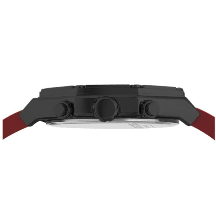 Slazenger Men Red Silicone Analog Black Dial Watch SL092319205 - Salman Stores