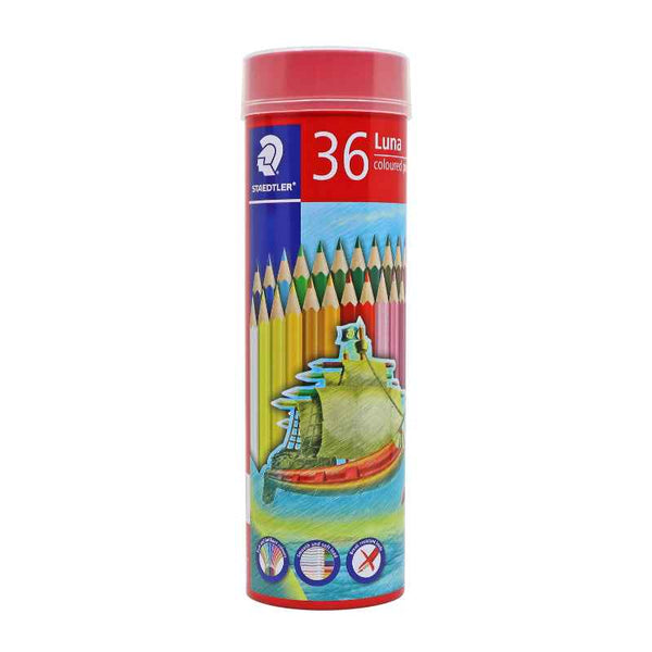 Staedtler Luna Coloured Pencil Cylinder Tube Set of 36 Colors ST-136-MC36