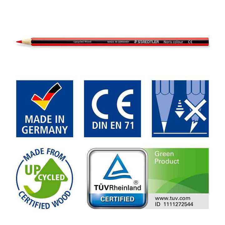 Staedtler Noris Colour Pencils Metal Set of 24 Colors ST-185-M24