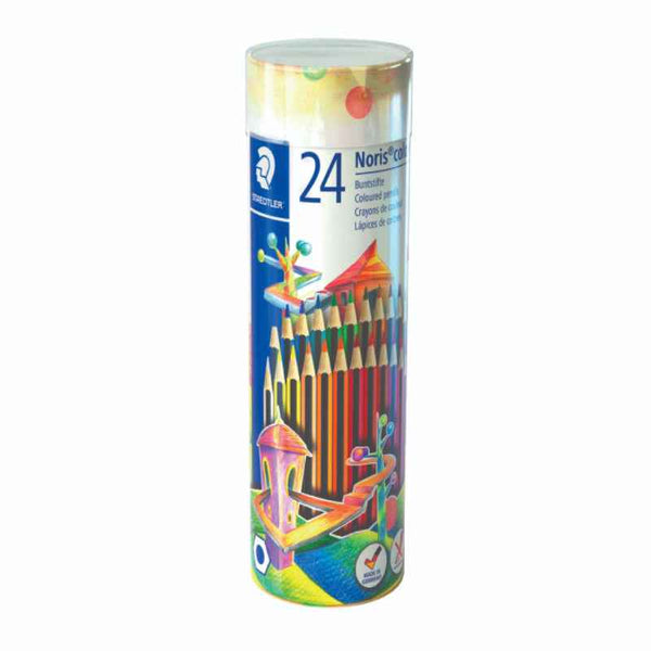 Staedtler Noris Colour Pencil Cylinder Set of 24 Colors ST-185-MD24