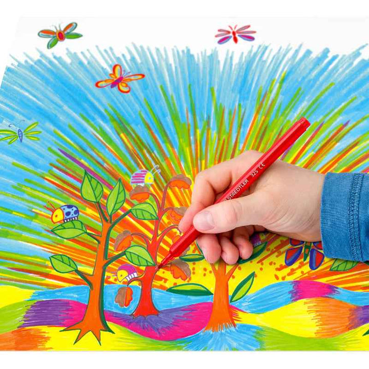 Staedtler Fiber tip Pen Cardboard Set of 24 Colors ST-325-C24