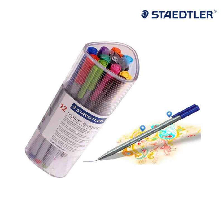 Staedtler Triplus fineliner 0.3mm Set of 12 Colors ST-334-PR12EA