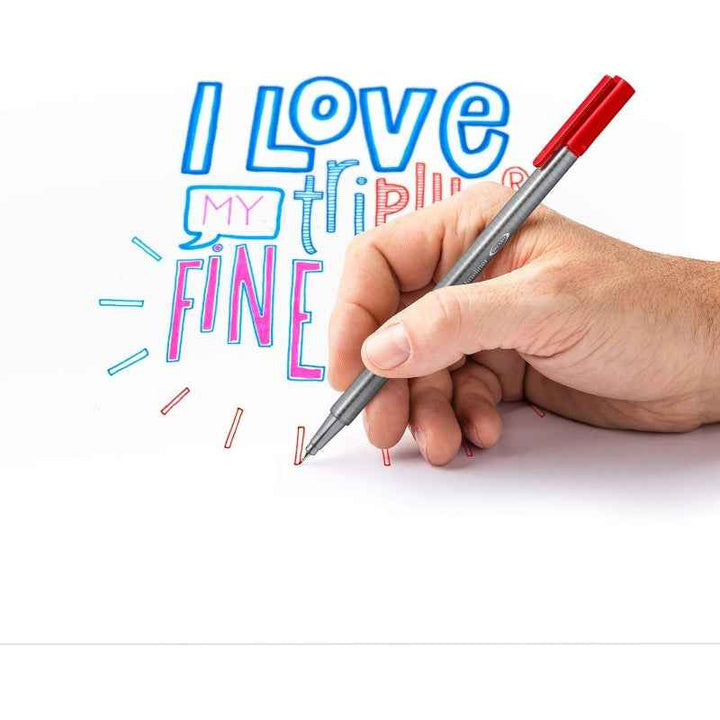 Staedtler Triplus Fineliner Pack of 10 Assorted Colors ST-334-SB10