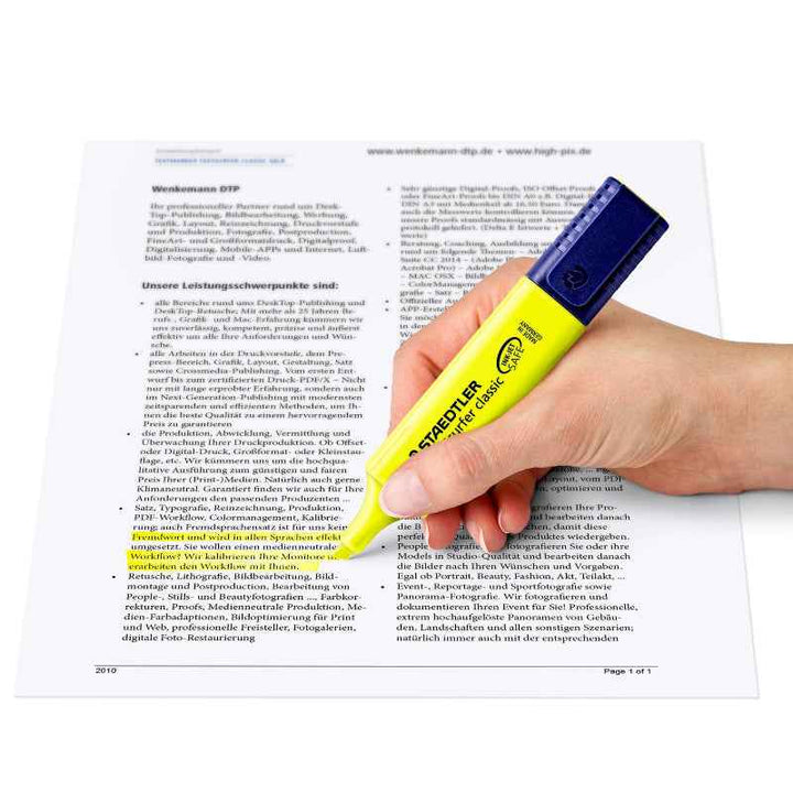 Staedtler Textsurfer Highlighter Wlt Set of 4 Colors ST-364-WP04-OE