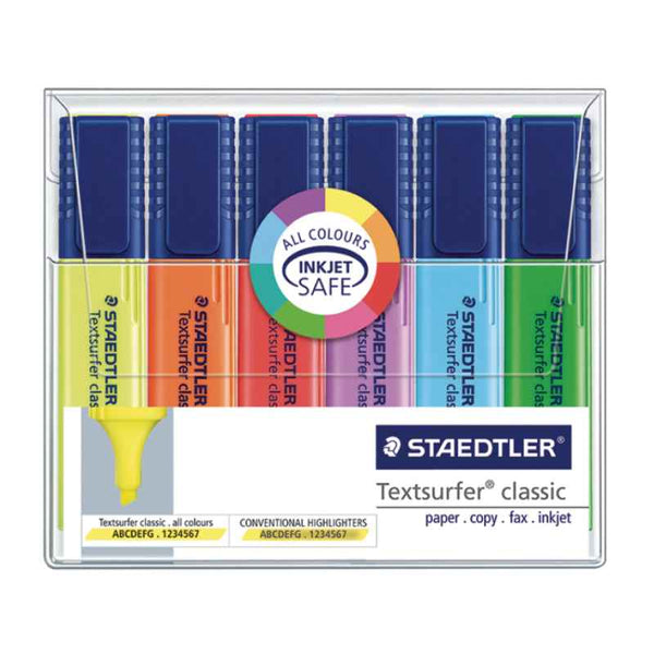 Staedtler Textsurfer Highlighter Wlt Set of 6 Colors ST-364-WP06
