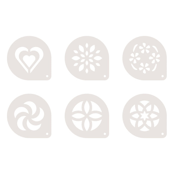 Tescoma Cappuccino stencils myDRINK 6 pcs 10 cm - Salman Stores