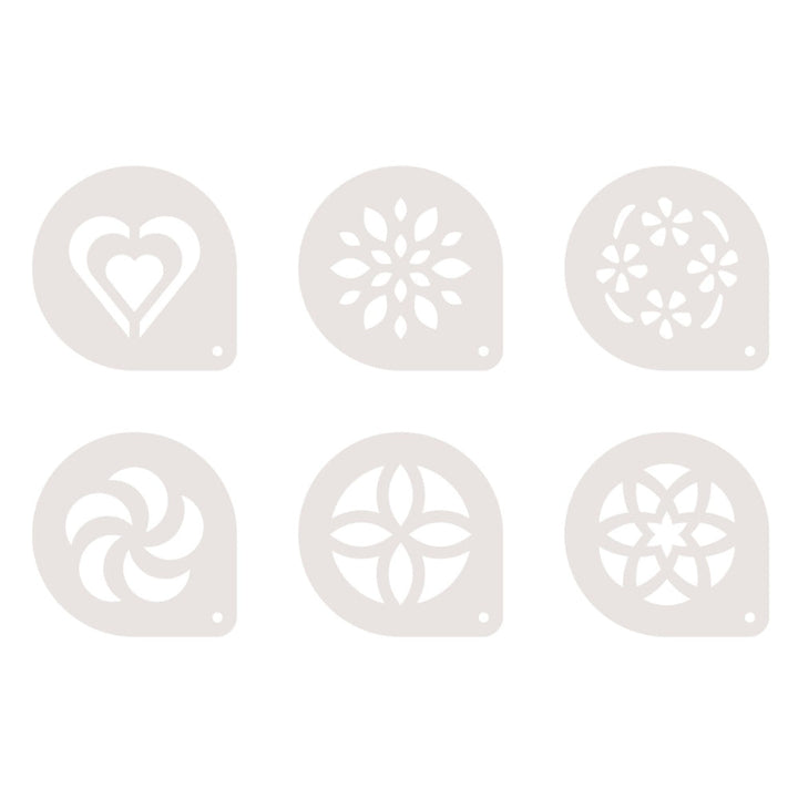 Tescoma Cappuccino stencils myDRINK 6 pcs 10 cm - Salman Stores