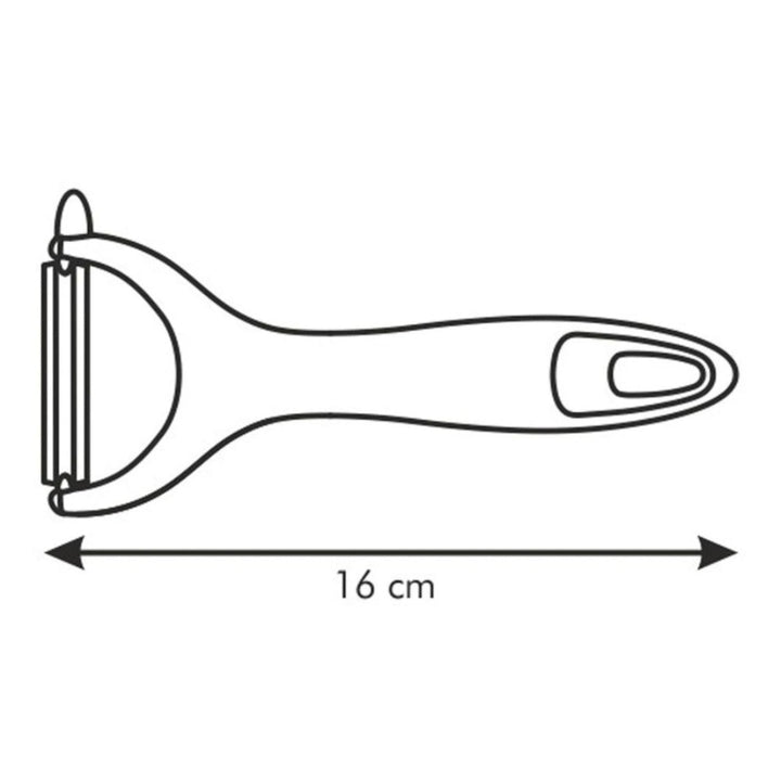Tescoma Peeler with Side blade PRESTO 16 cm - Salman Stores