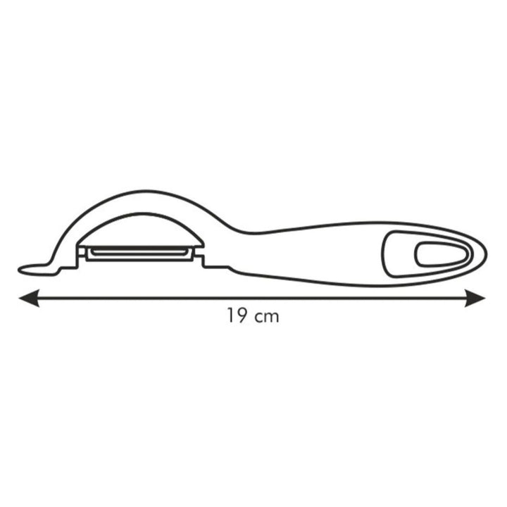 Tescoma Peeler with Side blade PRESTO 19 cm - Salman Stores