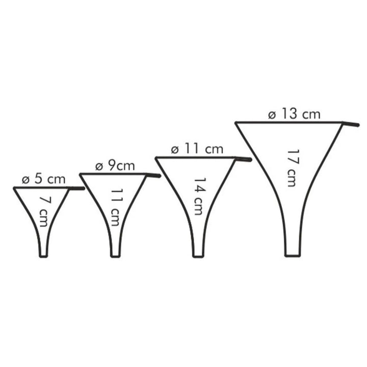 Tescoma Plastic Funnel with filter PRESTO 4 pcs Set - Salman Stores