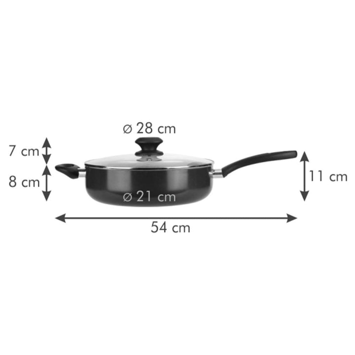 Tescoma Frying Pan with Cover Presto 28 cm - Salman Stores