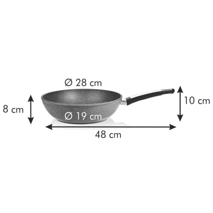 Tescome Wok I-Premium Stone 28 cm TES602458 - Salman Stores