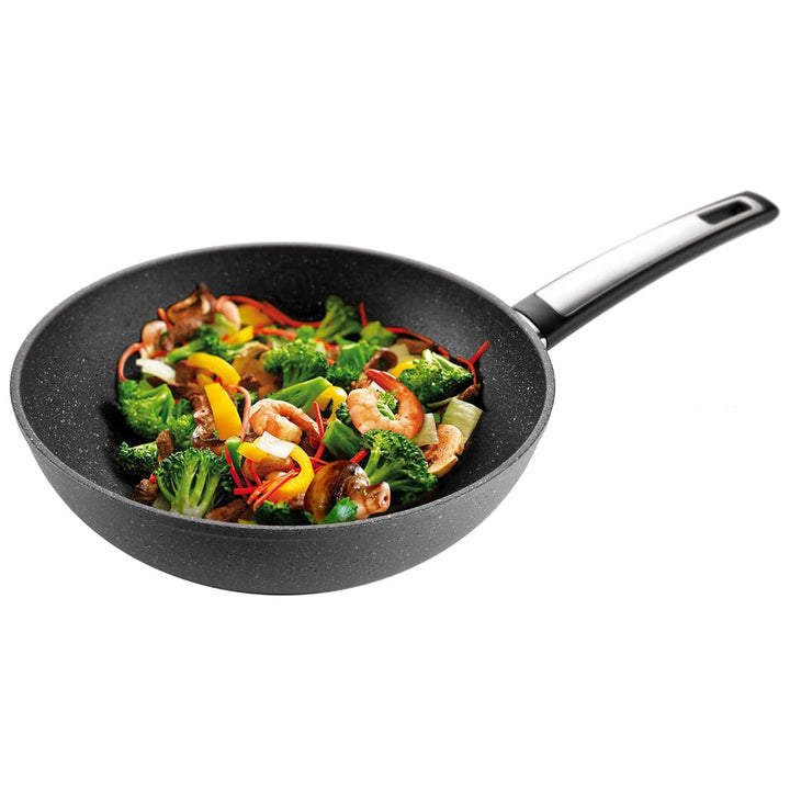 Tescome Wok I-Premium Stone 28 cm TES602458 - Salman Stores