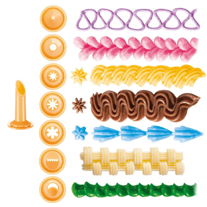 Tescoma Piston cake decorator DELICIA 8 Nozzle TES630527 - Salman Stores