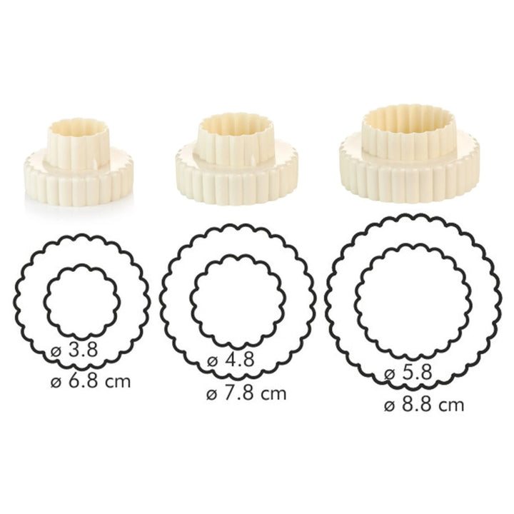 Tescoma Double Sided Cookie Cutter Set 6 Size Flower DELICIA - Salman Stores