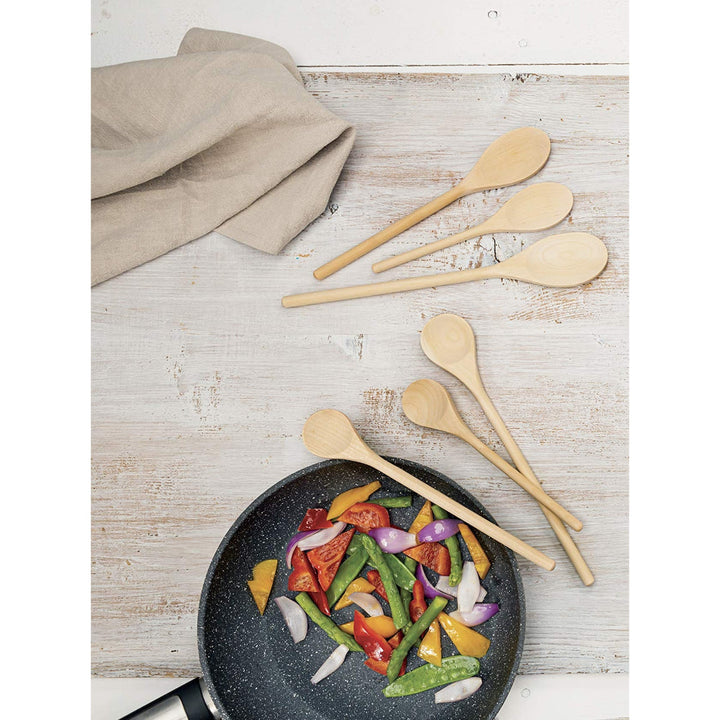 Tescoma Oval Stirring Spoons Woody 3 pcs Set 20, 25, 30 cm TES637414 - Salman Stores
