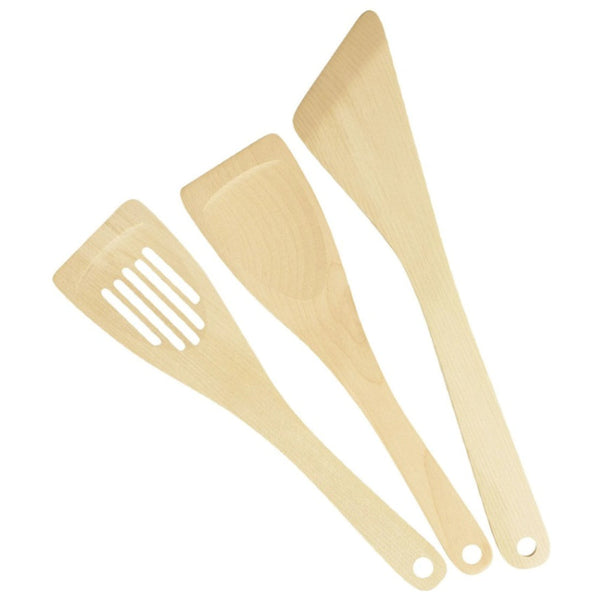Tescoma Turner Spoon Wood 3 pcs Set 25, 25, 30 cm TES637420 - Salman Stores
