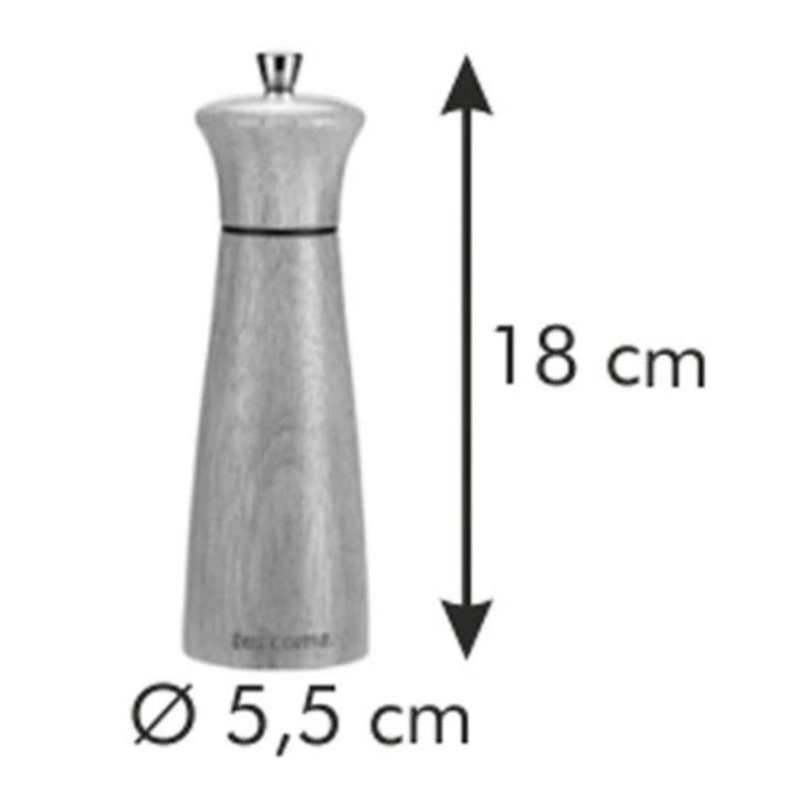 Tescoma Pepper/Salt Mill Virgo Wood 18 cm - Salman Stores