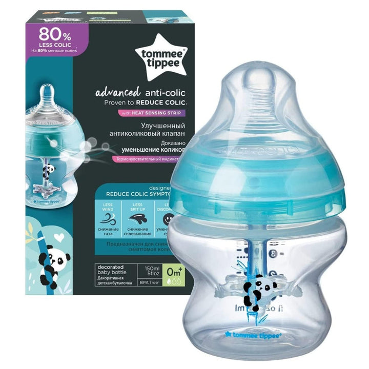 Tommee Tippee Advanced Anti-Colic Feeding Bottle 150 ml X1- Blue TT42257485 - Salman Stores