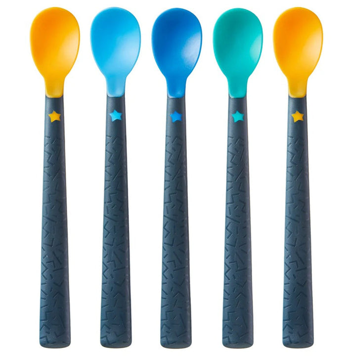 Tommee Tippee Softee Weaning Spoon 4M+ 5 pcs Set TT447196 - Salman Stores