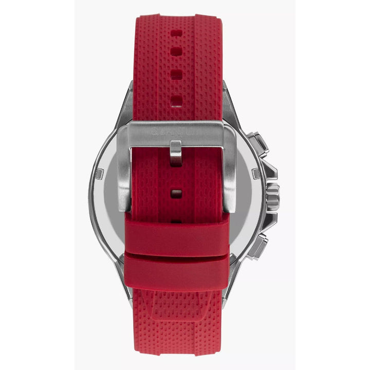 Quantum Men Red Silicone Analog Black Dial Watch TTG1003068 - Salman Stores