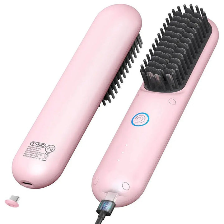 TYMO HC120 Porta Cordless Hair Straightener Pink TY.HC120.PK - Salman Stores